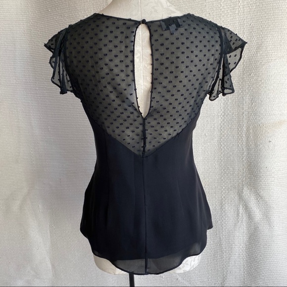 Anthro VTG 90s Witchy Woman Silk Faux Bustier Top - Picture 3 of 8